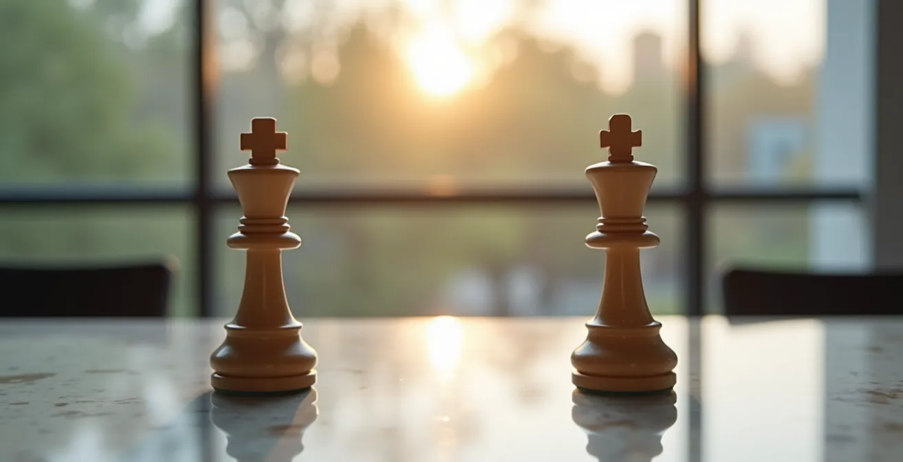 Négociation professionnelle entre courtier et banquier